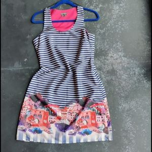Musette city print dress